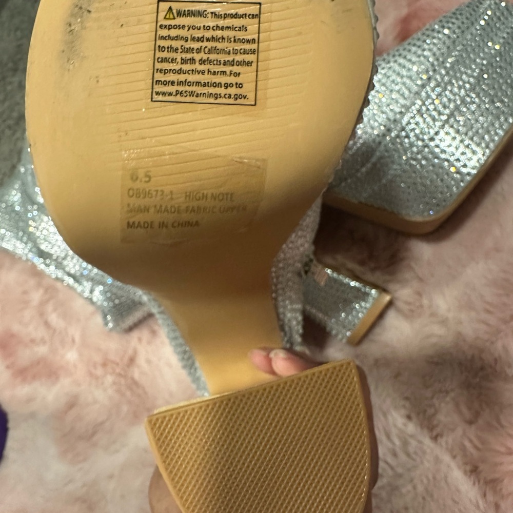 Silver Rhinestone Platform Boots - image 4